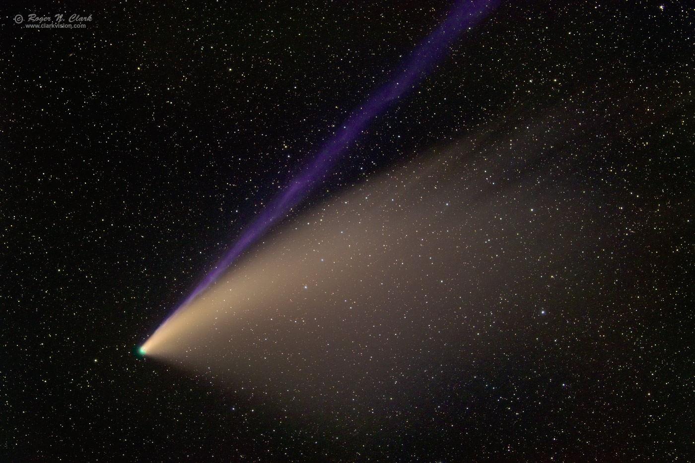 image comet-neowise-rnclark-105mm-c07-20-2020-IMG_8644-78-av30-e7.f-1400s.jpg is Copyrighted by Roger N. Clark, www.clarkvision.com