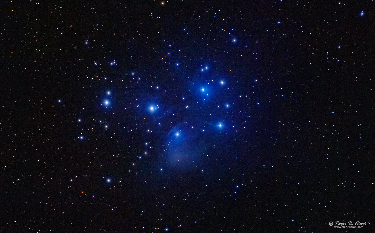 pleiades and orion nebula