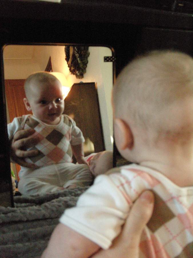 image 1-7_Bridget_in_mirror.jpg is Copyrighted by Roger N. Clark, www.clarkvision.com